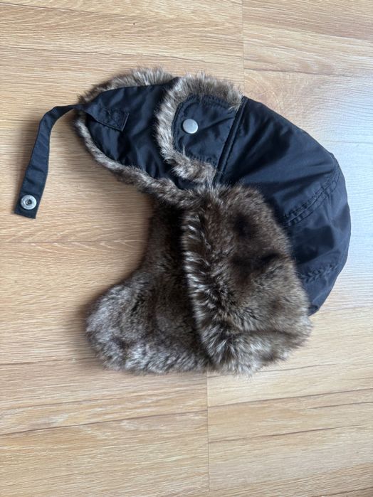 Czapka z kożuszkiem pilotka H&M 134/140
