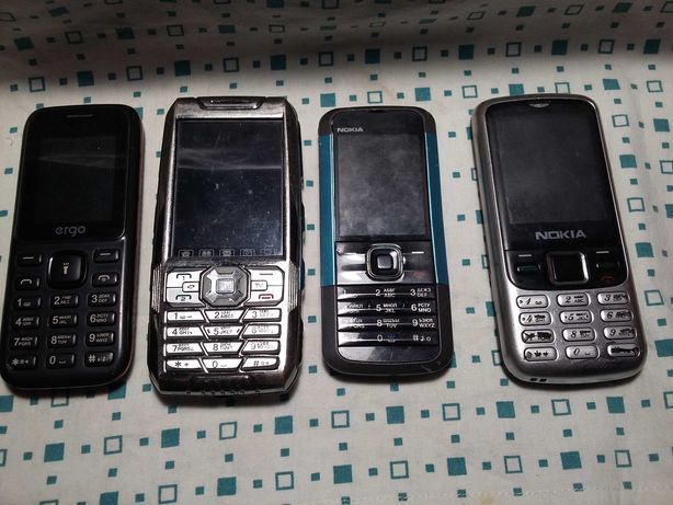 Лот телефонів, Nokia, Ergo, Donod.