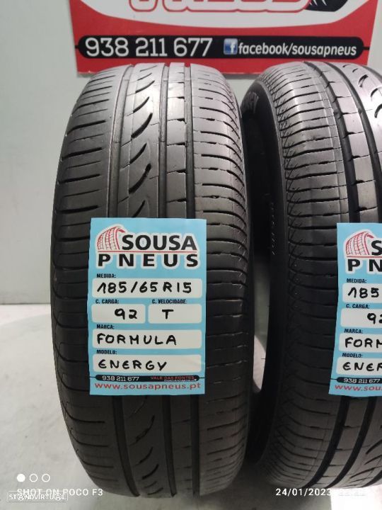 2 pneus semi novos formula 185-65r15 oferta dos portes 85 EUROS