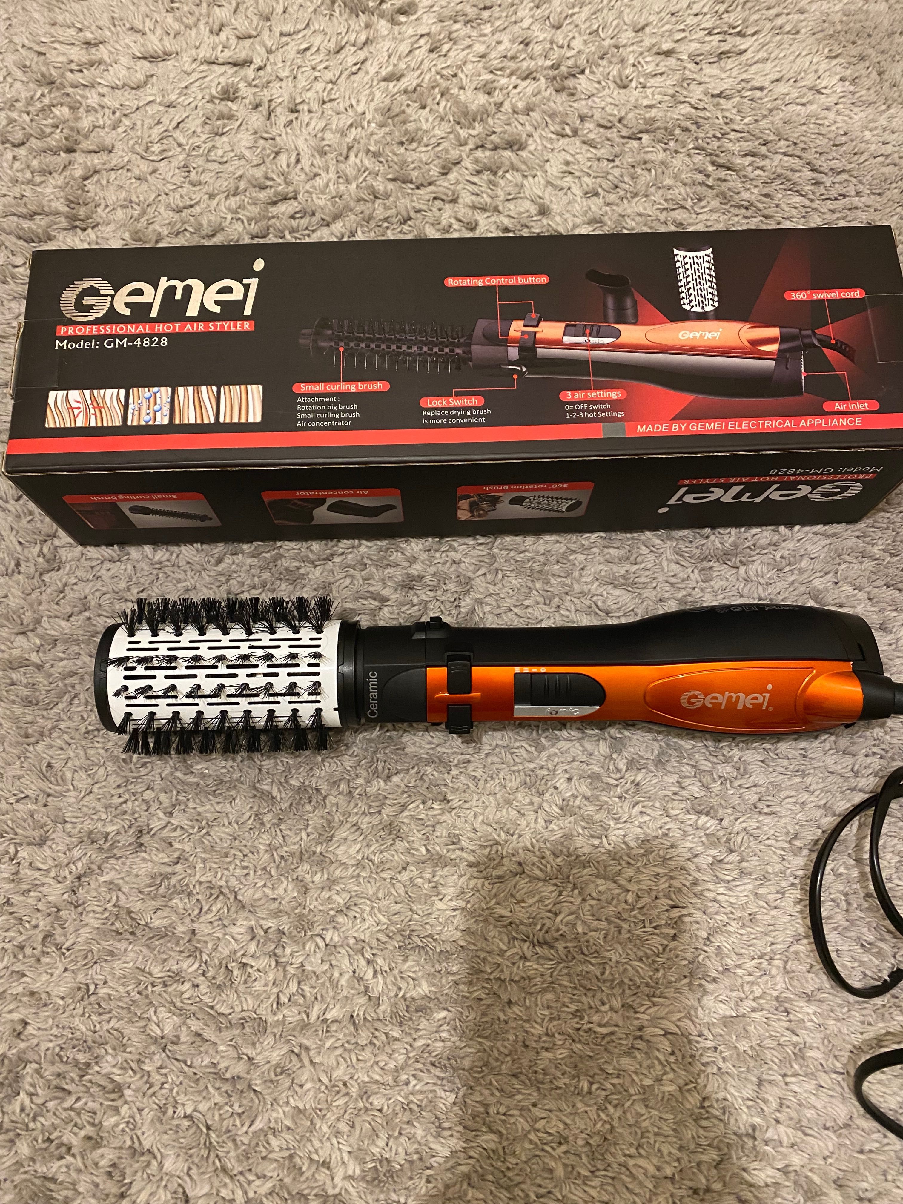 Фен-браш Gemei GM-4828