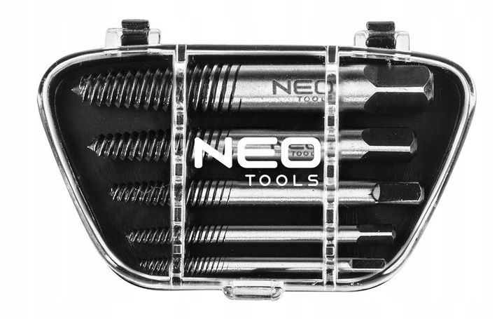 Neo 5 Szt Wykrętaków Wykrętaki Do Zerwanych Uszkodzonych Śrub M3-m18 0