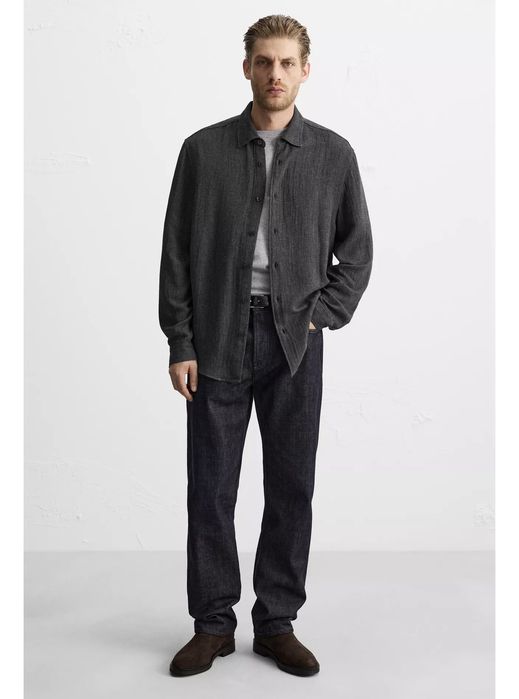 Шкіряні черевики-челсі від ZARA