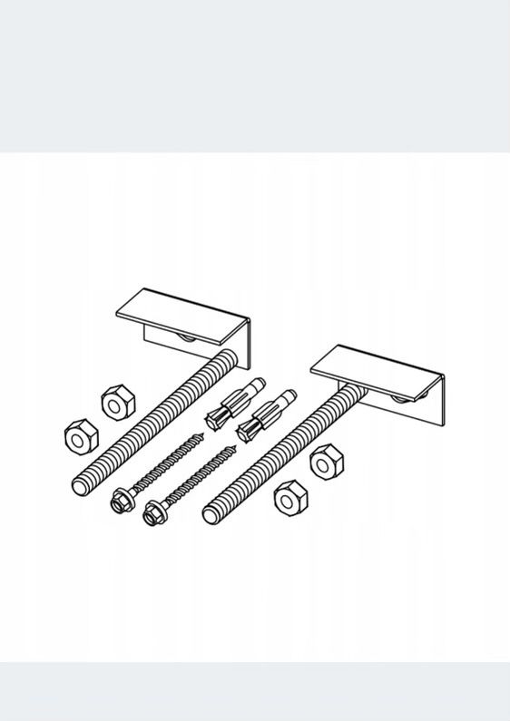 Mocowanie stelaża podtynkowego wsporniki Tece Profil