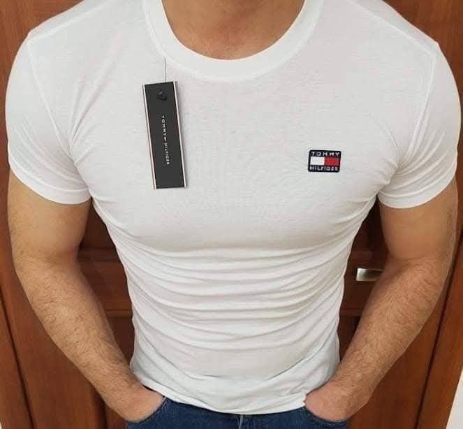 Tommy Hilfiger koszulki męskie M L XL XXL logo szyte