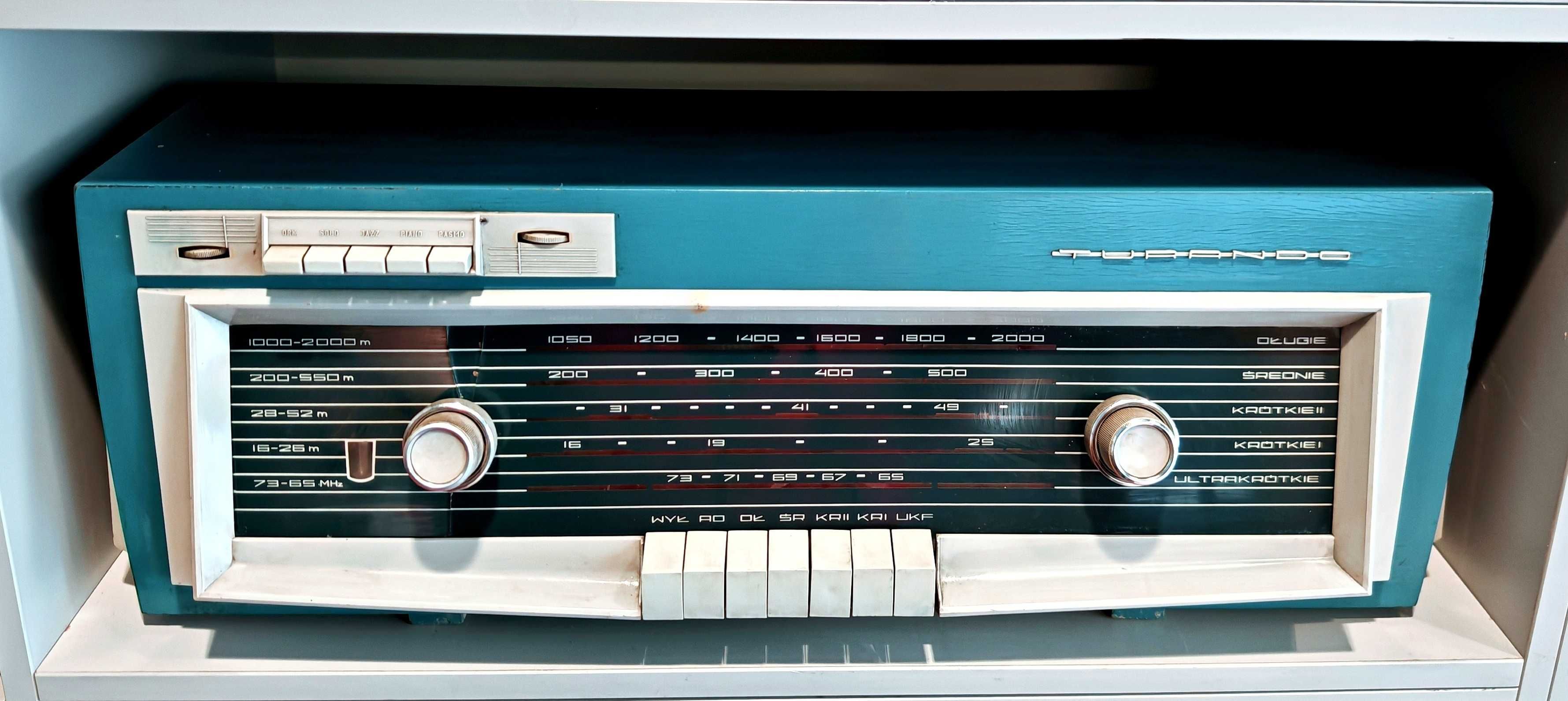 Radio Lampowe TURANDOT Zabytkowe Unikat Retro Duże Unikat Lata 60' !!