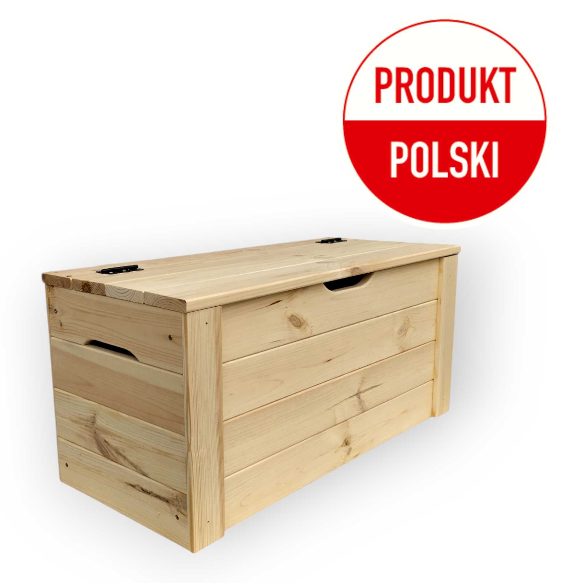 Skrzynia Kufer drewniany  ławka pojemnik