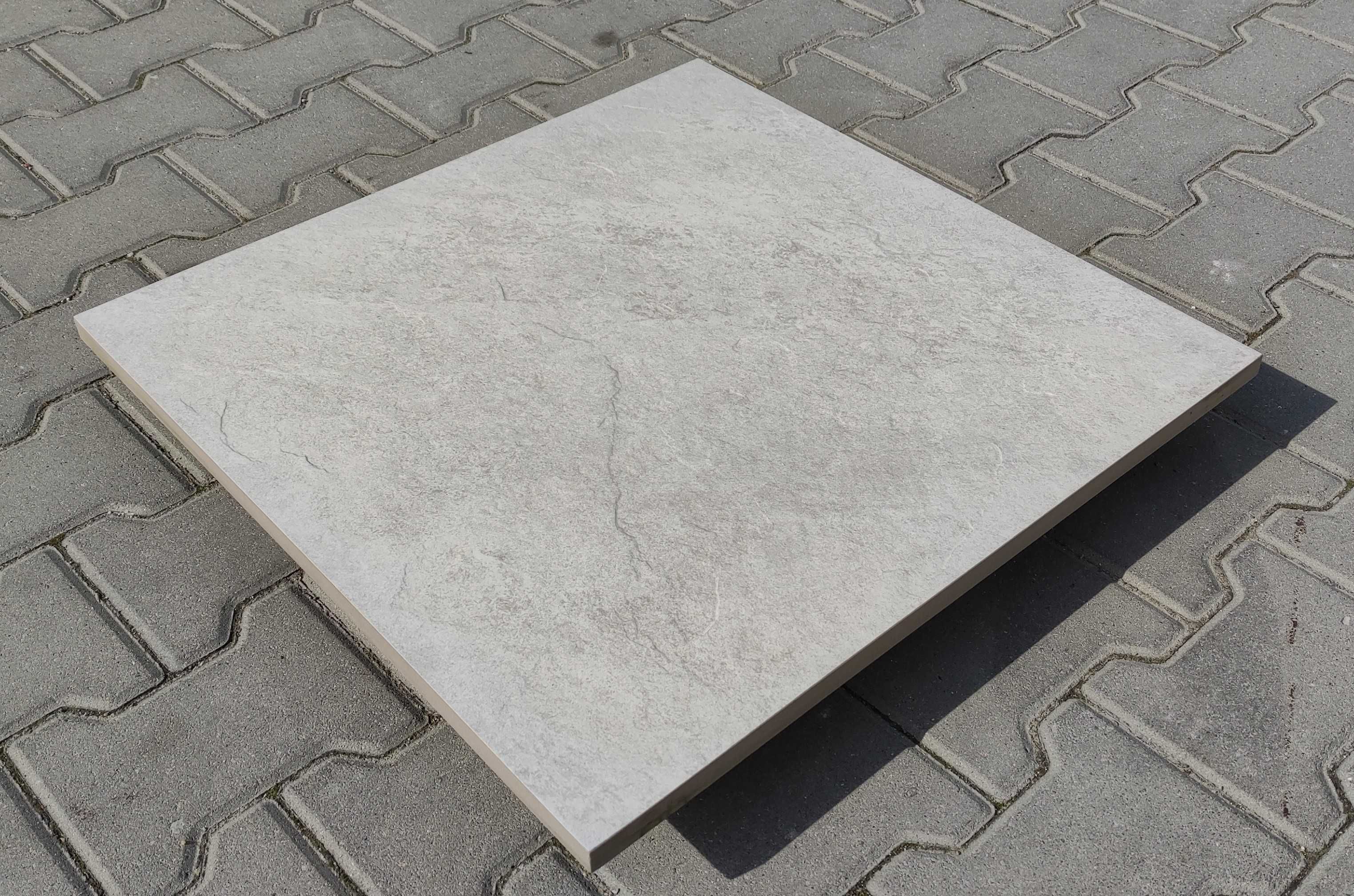 Płytki tarasowo chodnikowe Quarzo White 60x60x2