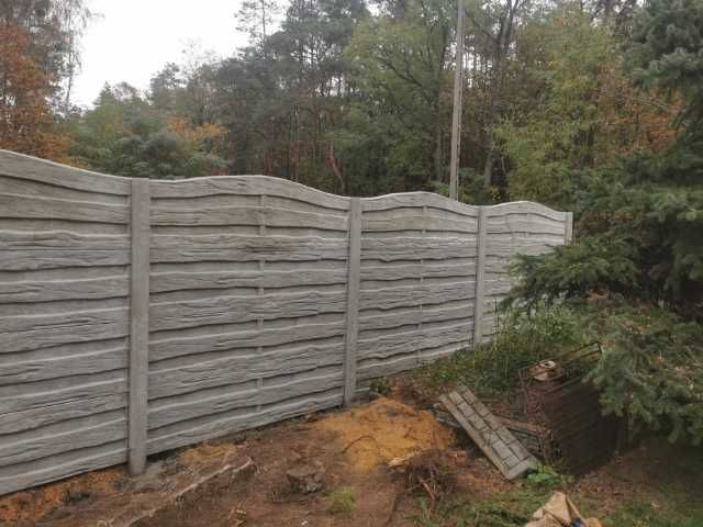 Płyty betonowe ogrodzeniowe, płot, ogrodzenia betonowe - Producent