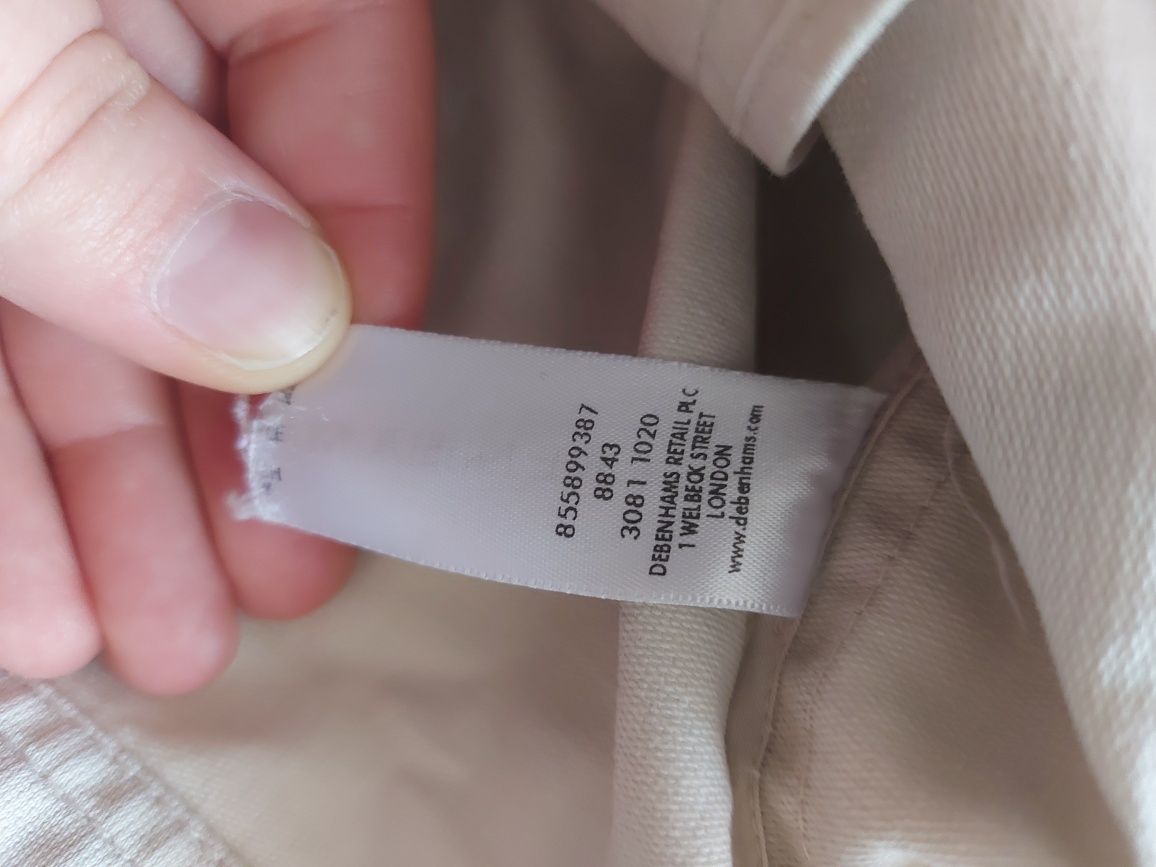 Ponadczasowa damska kurtka wiosna lato jesień rozmiar L /40 Debenhams