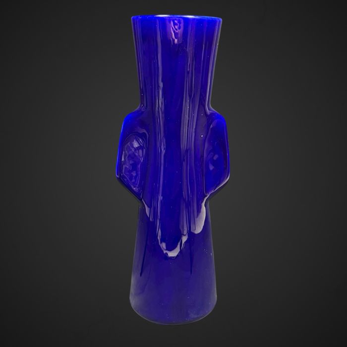 Duży Kobaltowy wazon porcelit Pruszków Unitra Poland B5/110921