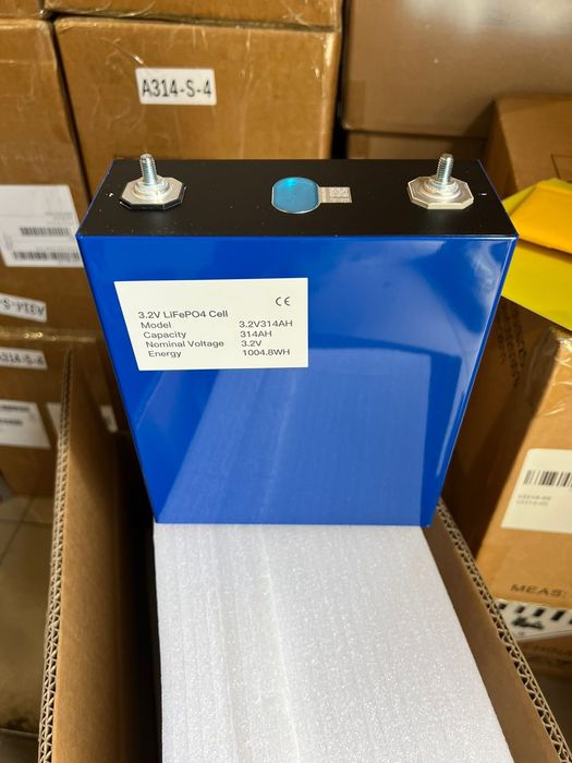 Продам нові LiFePO4 комірки EVE 314Ah Grade A

Комірки оригінальні, ви