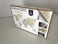 Puzzle Wooden City Mapa Świata XL, Nowe