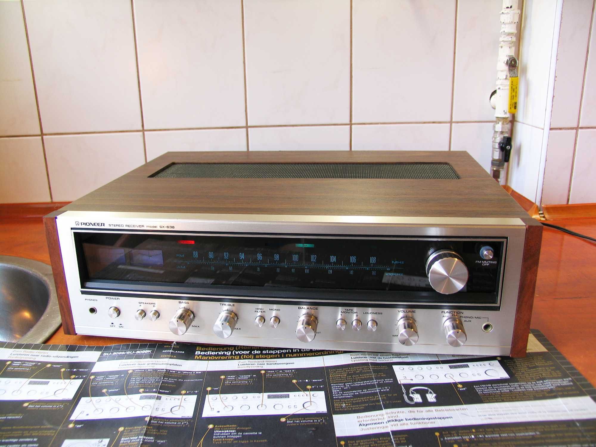 Pioneer SX-636 / Amplituner - Super Stan  '' Vintage ''