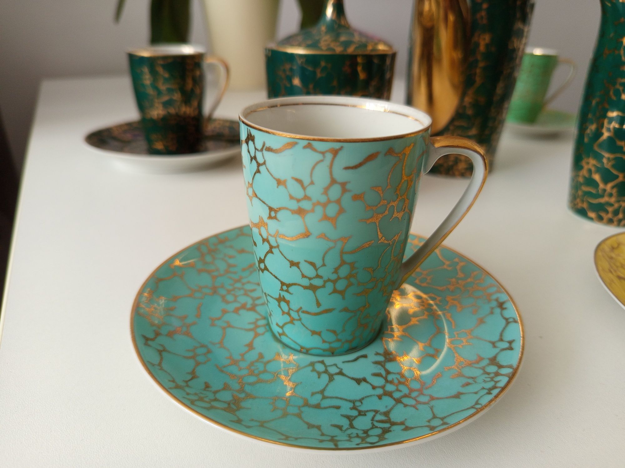 Ekskluzywny zestaw porcelany Ćmielów