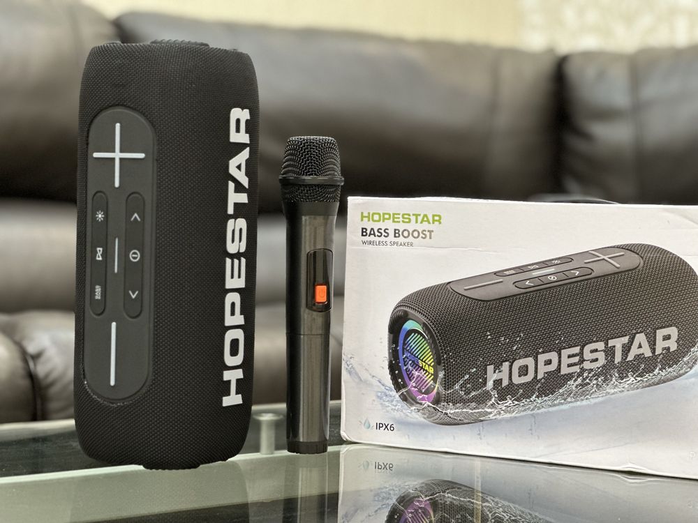 Бездротова колонка Bluetooth Hopestar P32 MAX+ Мікрофон
