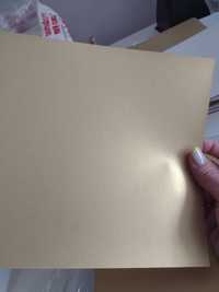 Papier perłowy majestic sarin gold jasne złoto 120 gram 80 kartek A4