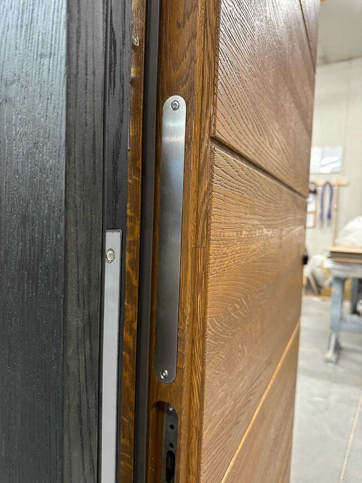 Drzwi zewnętrzne drewniane dębowe 106x238, promocja wyprzedaż (211)