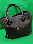 Torba Louis Vuitton nowość torebka damska brązowa kratka z saszetka