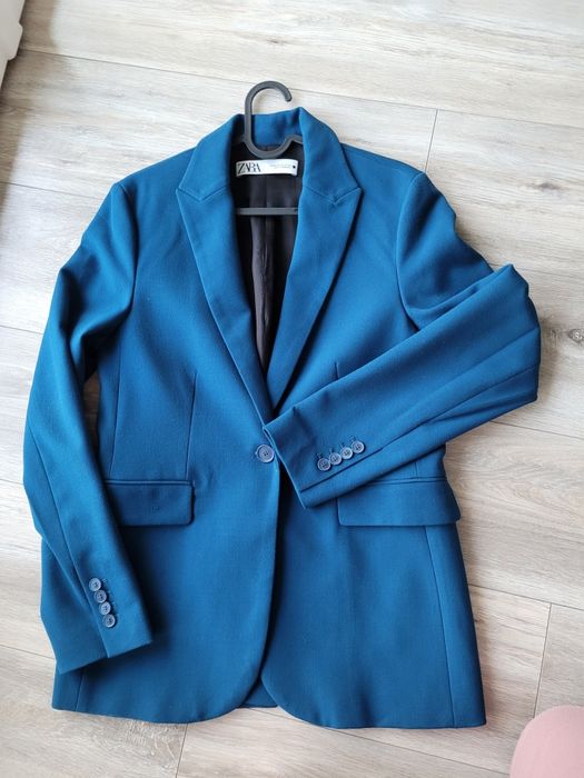 Marynarka damska Zara XS kolor morski