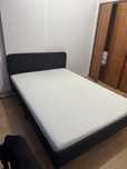 cama ikea com colchão