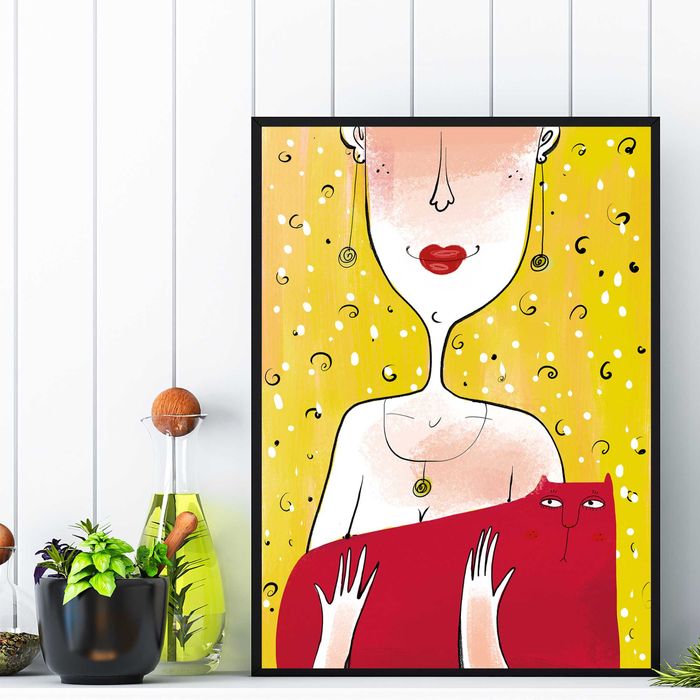 plakat kobieta modna, plakat kobieta moda, plakat moda i modna grafika
