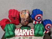 Мягкие перчатки, кулаки:Халк,Спайдер,Танос, Капитан Америка.