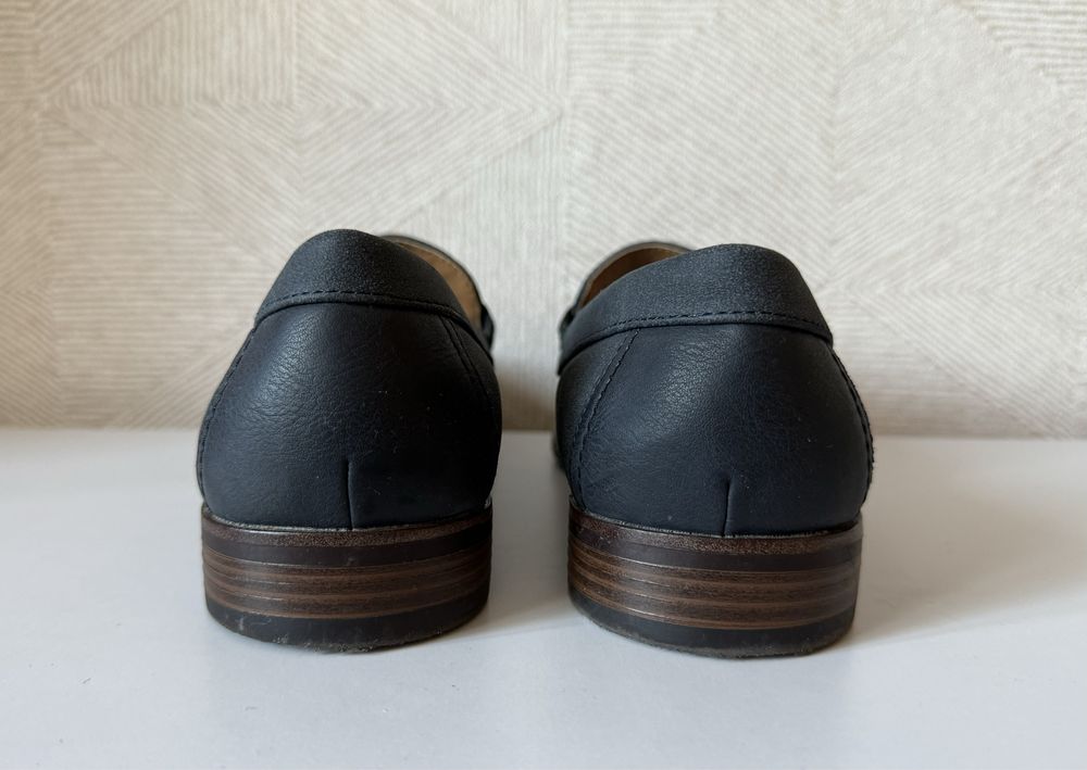 Чоловічі лоуфери zara f&f розмір 40-41 туфлі мокасини