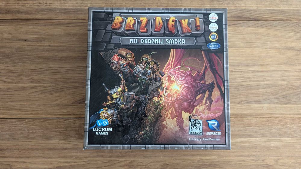 Gra planszowa Brzdęk! Nie drażnij smoka (+ 4 dodatki + insert)