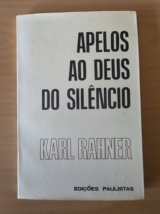 Livro "Apelos ao Deus do Silêncio" de Karl Rahner