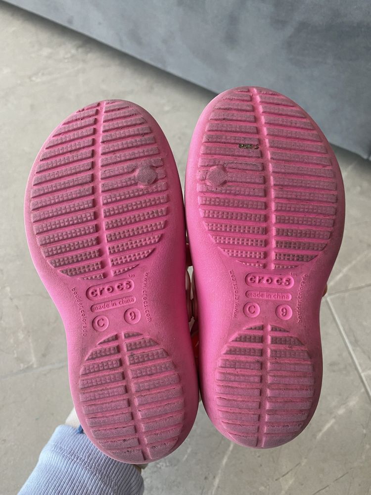 Crocs с8, с9 для дівчинки