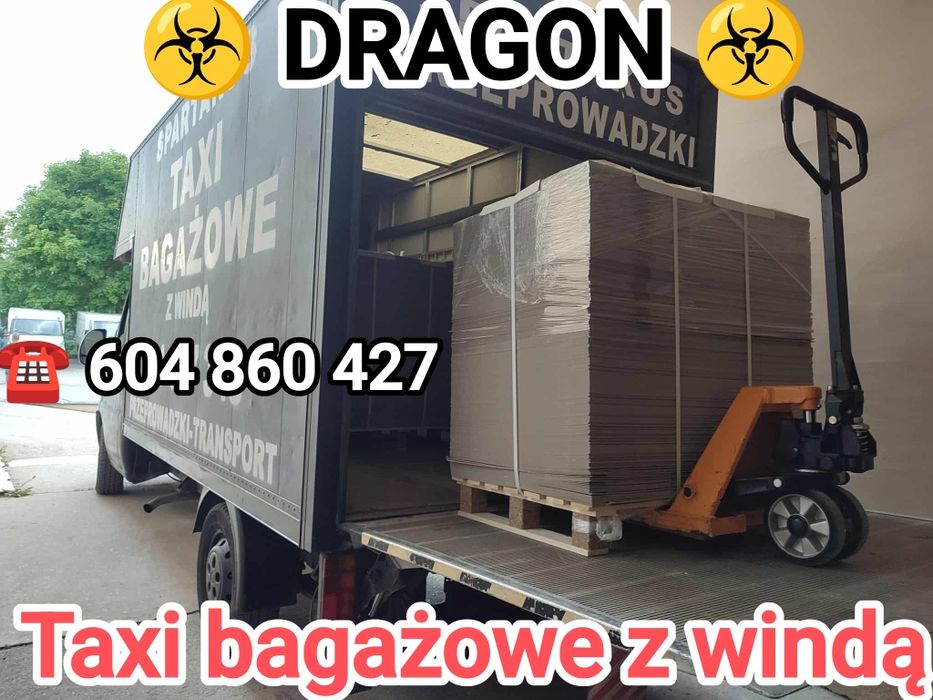 DRAGON Taxi Bagażowe winda,Bagazowka,Transport Motocykli,Auto Laweta