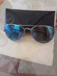 Óculos RayBan espelhados cinzentos