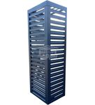 Osłona pompy ciepła 70x50x200 cm antracyt Zabudowa GP500