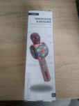 Mikrofon karaoke nowy różowy
