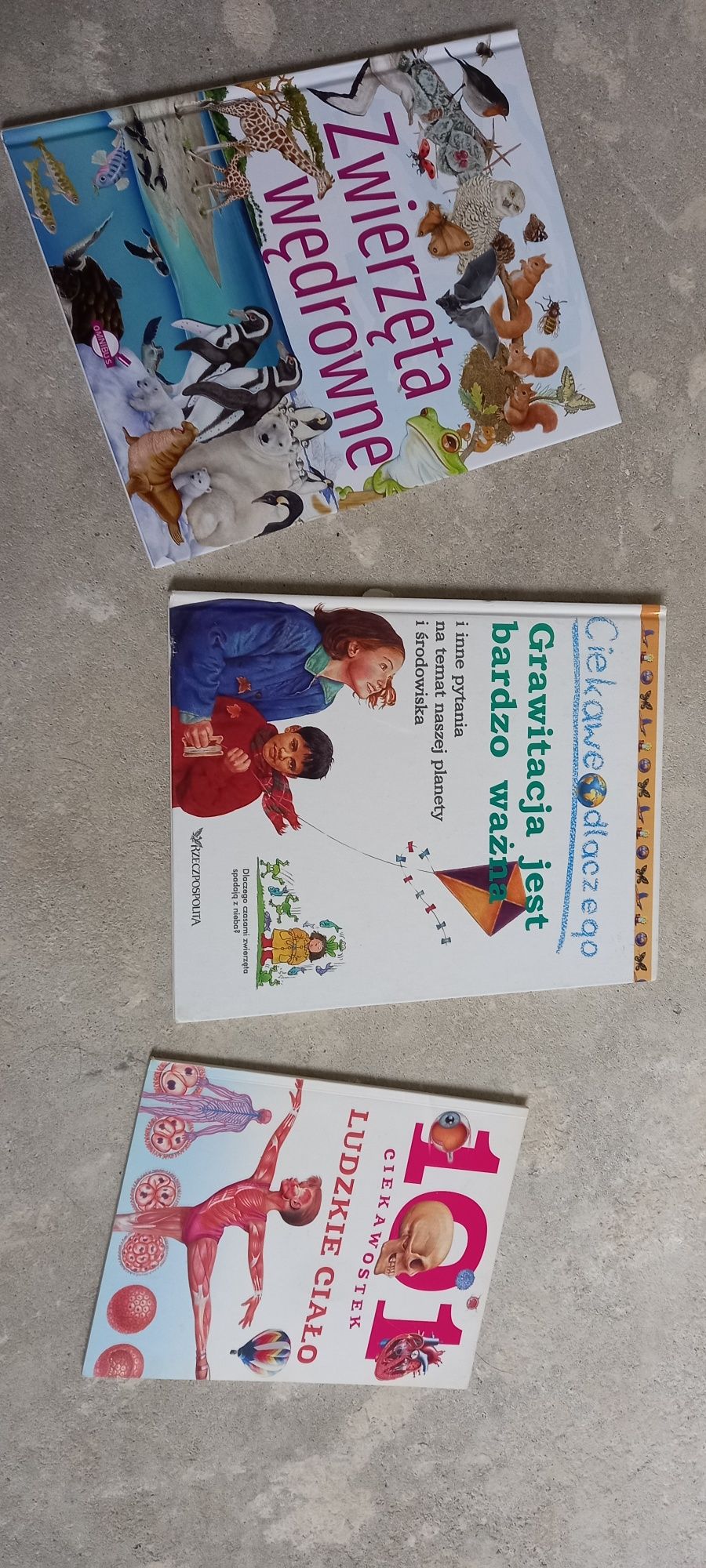 Książki edukacyjne dla dzieci - zestaw 3 szt.