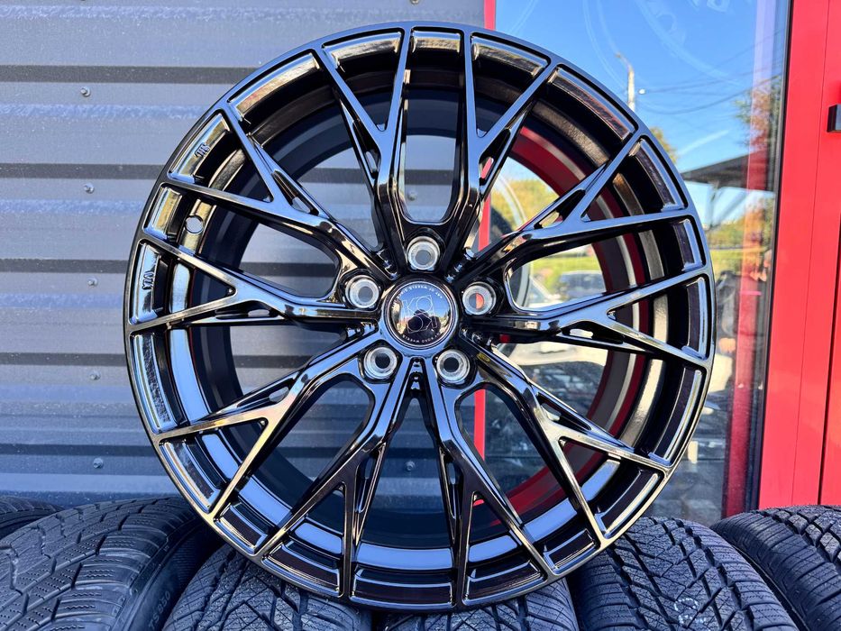 Нові Чорні титани R18 5x112 Mercedes BMW Audi VW SKoda Seat литі диски