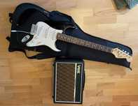 Fender Squier BulletStrat + wzmaniacz i pokrowiec