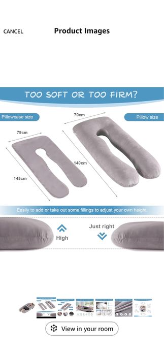 Almofada para gravida