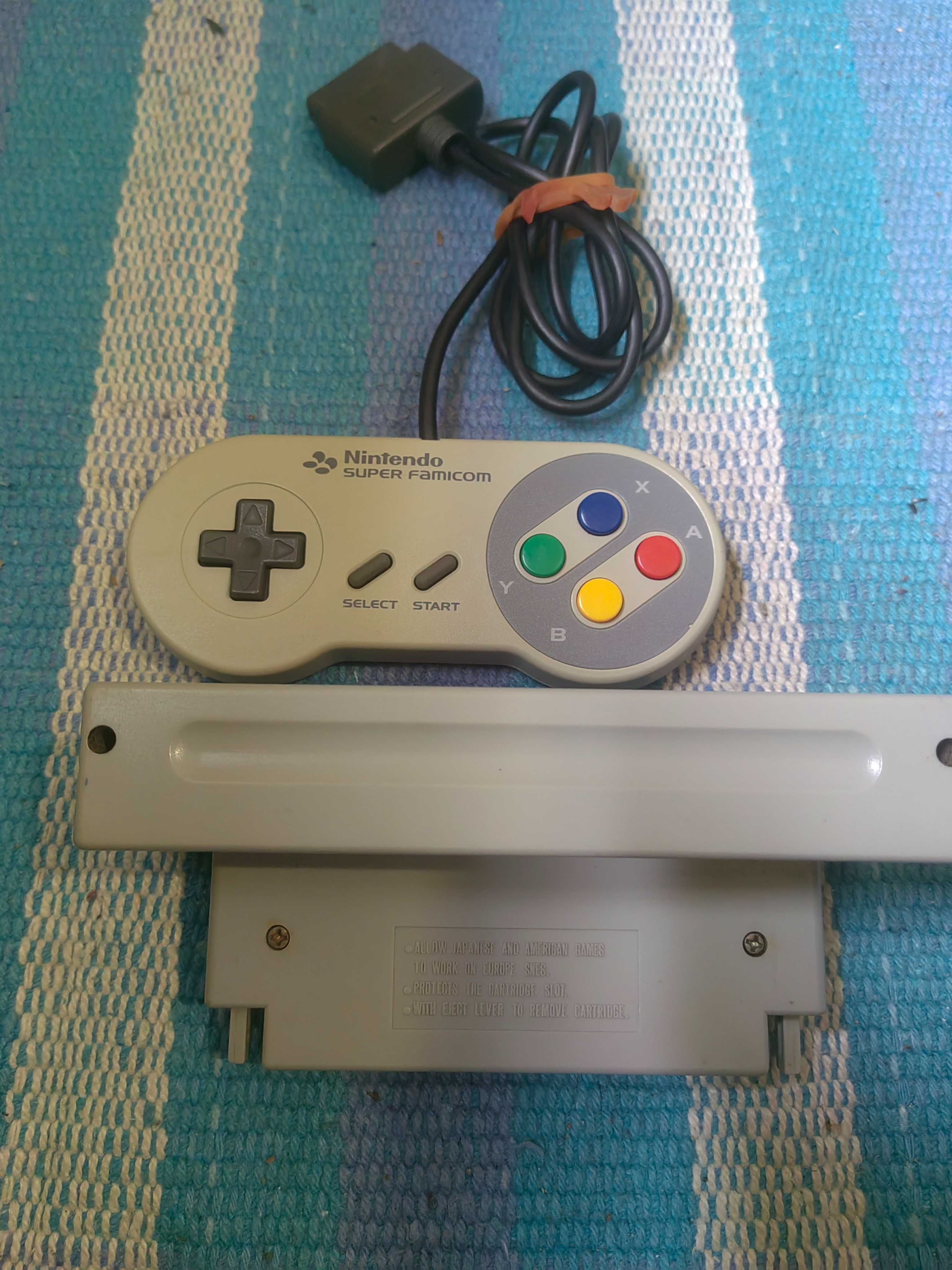 adaptador consola super nintendo  + comando