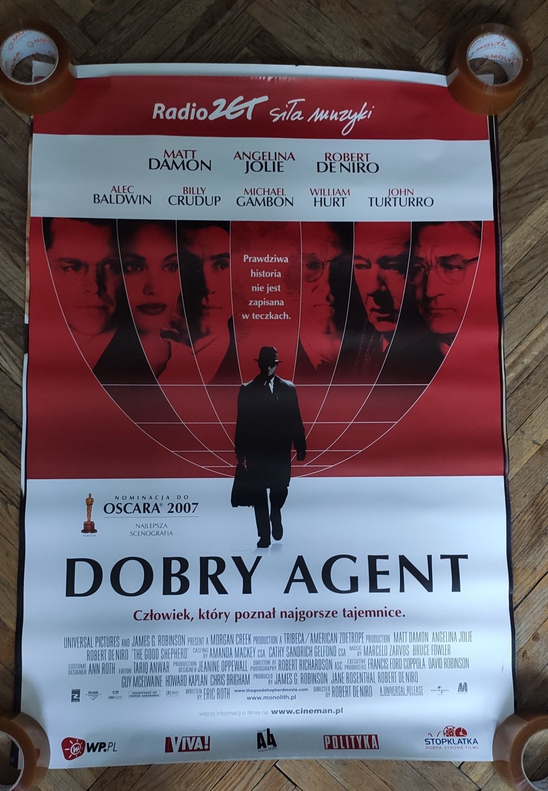 Dobry agent plakat filmowy oryginalny Matt Damon Jolie de Niro