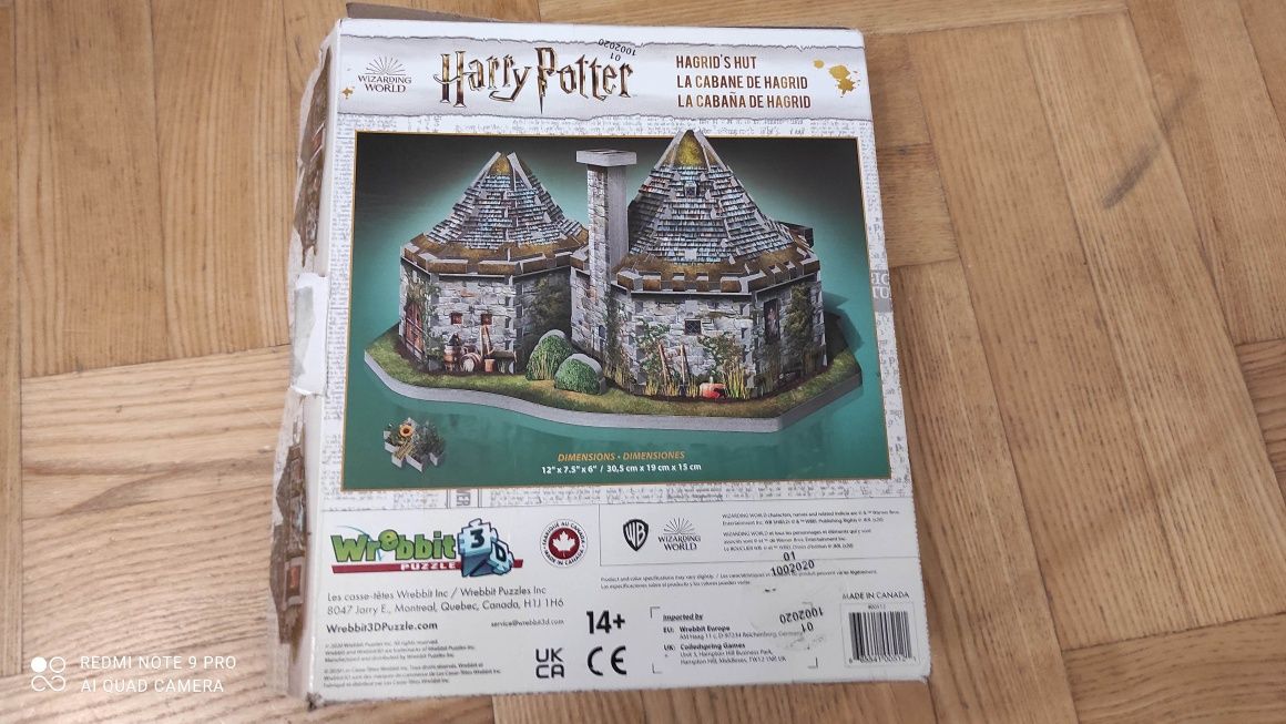 HARRY POTTER - PUZZLE 270 elementów 3D CHATKA Hargrida