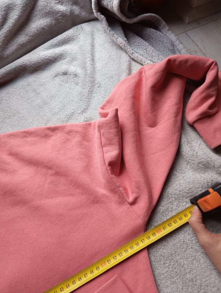 Bluza z kapturem męska różowa M House