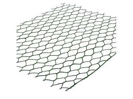 Siatka hodowlana hexagonalna na woliery, ogrodzenia 30/1. Zielona PCV