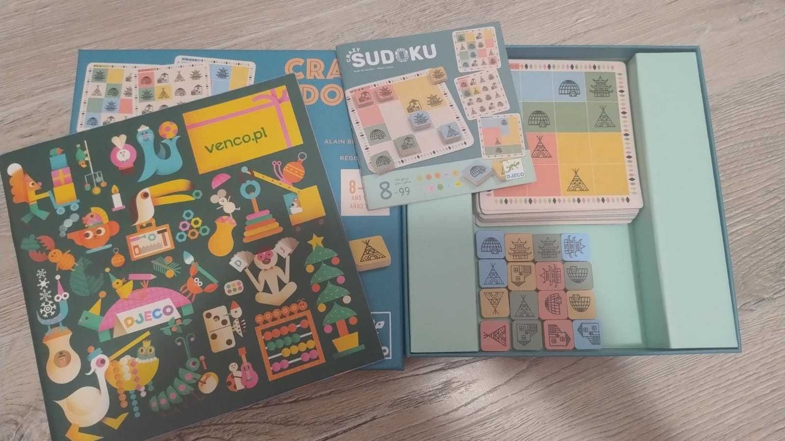 Gra logiczna SZALONE SUDOKU Djeco