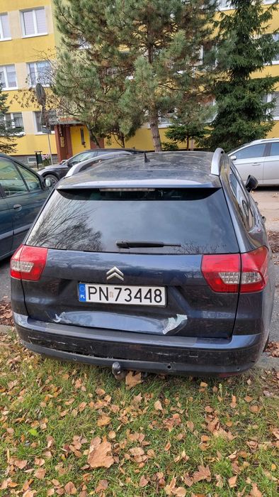 Citroen C5 Kombi 2011, 1.6 thp 155 KM, około 250 tyś- uszkodzony