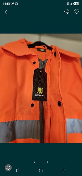 Kurtka odblaskowa, rozmiar S