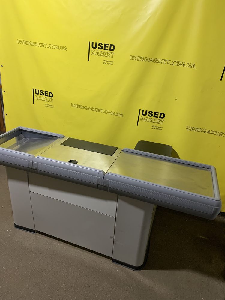 Касовий бокс у світлосірому кольорі, розборний універсальний Modern бу