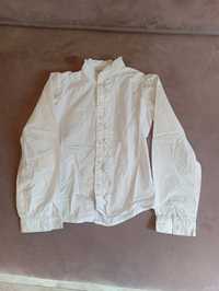 Рубашка біла для дівчаток розмір 122