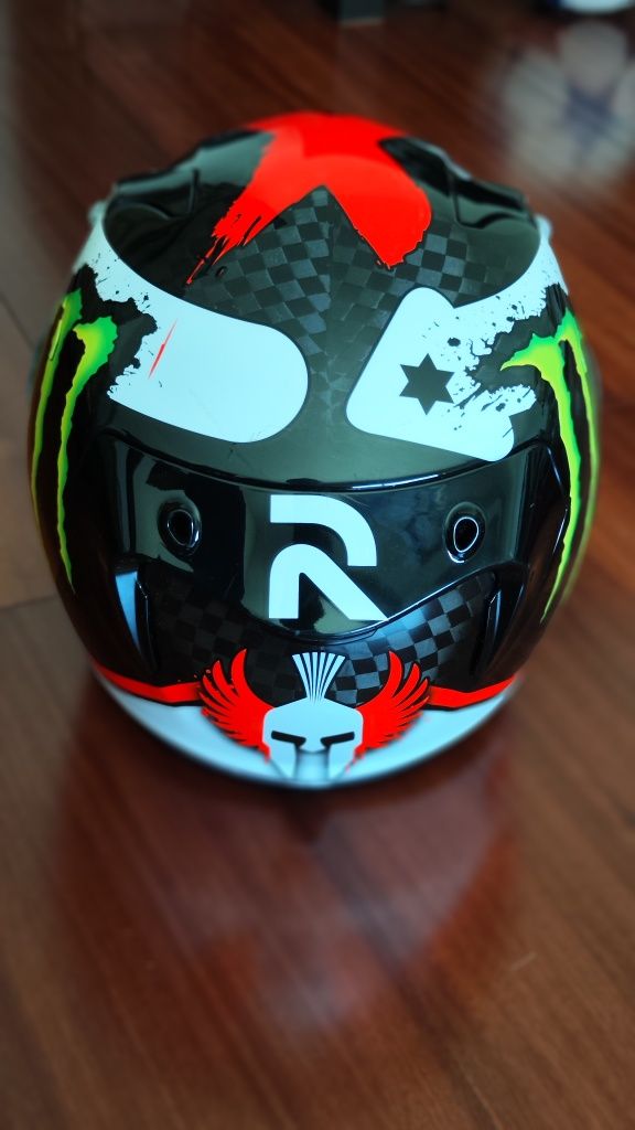 Capacete de mota HJC RPHA10 replica lorenzo