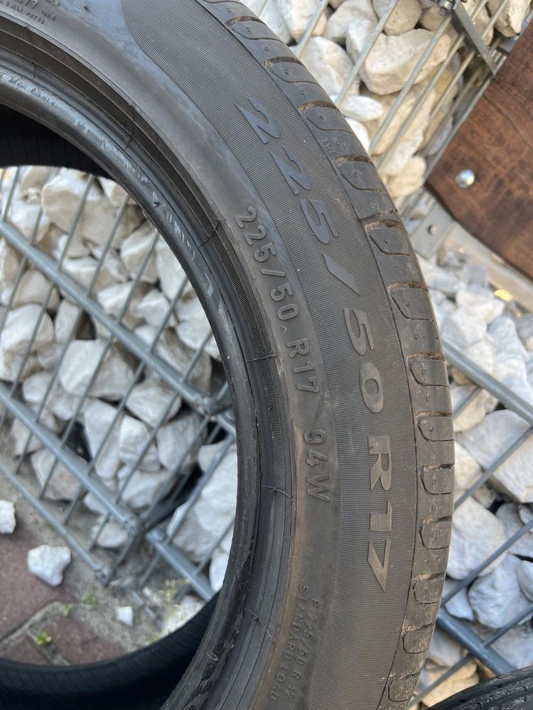 2 opony letnie Pirelli P7 runflat 225/50 R17